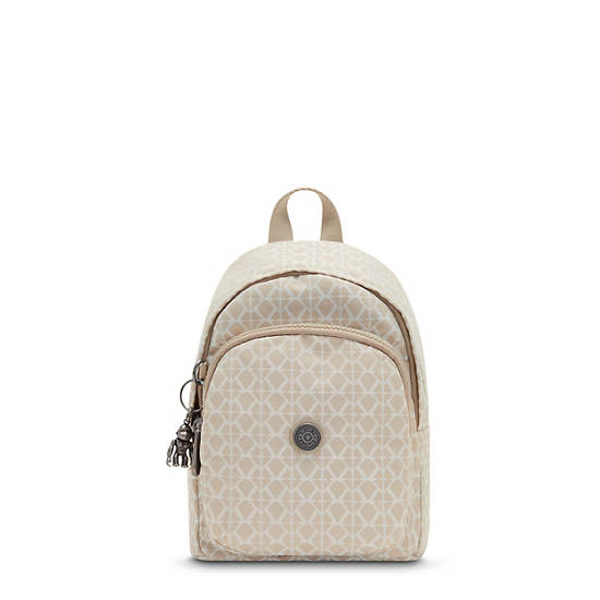 Mochilas Kipling Delia Compact Printed Convertible Beige | MX 1560BE